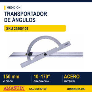 Transportador de Ángulos 150 mm