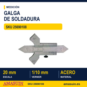 Galgas para Medición de Soldaduras 20 mm
