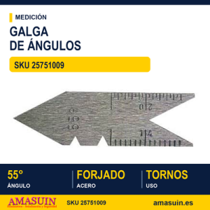 Galga Combinada para Ángulos y Tornos 55 º - W