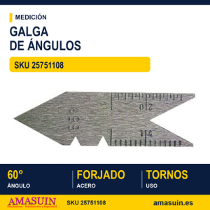 Galga Combinada para Ángulos y Tornos 60 º - MUN