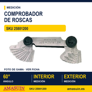 Comprobador de Roscas MUNC - 54 láminas