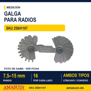 Galgas para Radios 7,5 - 15 mm
