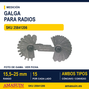 Galgas para Radios 15,5 - 25 mm