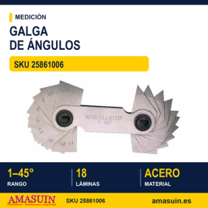Galga para Ángulos de 1 a 45º