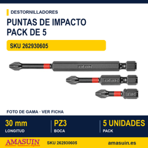 Punta de Impacto PZ3- 30 mm - 5 unidades