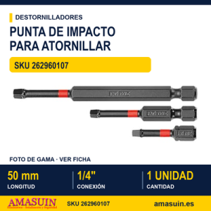 Punta de Impacto ¼” hexagonal RS1 - 50 mm