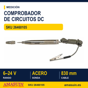 Comprobadorde circuitos DC 9850 6-24 V