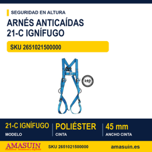 Arnés Anticaídas 21-C Ignífugo