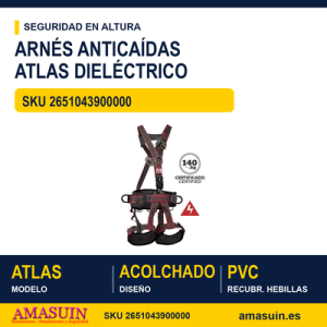Arnés Anticaídas Atlas Dieléctrico