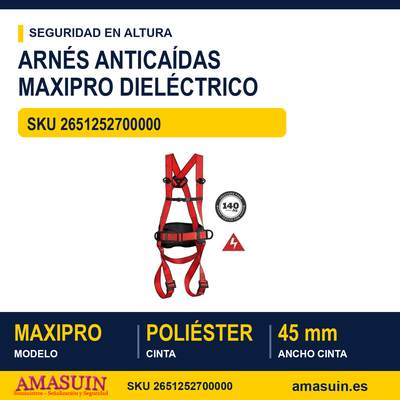 Arnés Anticaídas Maxipro Dieléctrico 1 Arnés Anticaídas Maxipro Dieléctrico