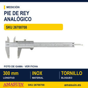 Pie de Rey Analógico con Tornillo 300 mm