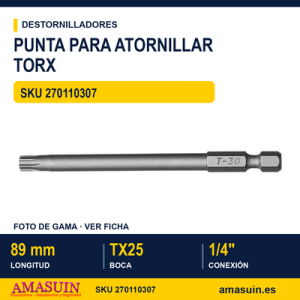 Punta Torx TX25 - 89MM