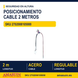 Elemento de Posicionamiento Cable 2 Metros