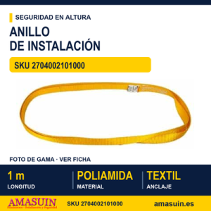 Anillo Instalación 1 Metro