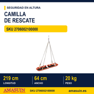 Camilla de Rescate Completa 150 Kilos