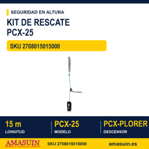 Kit Rescate PCX-25 de 15 Metros