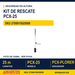 Kit Rescate PCX-25 de 25 Metros
