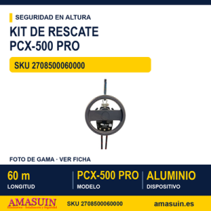 Kit Rescate PCX-500 Pro de 60 Metros