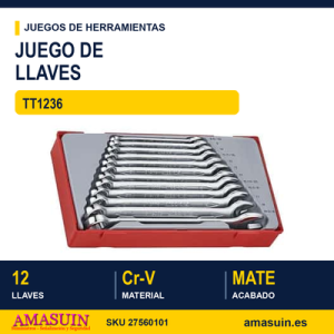 Juego de 12 Llaves Combinadas TT1236