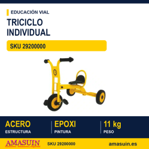 triciclo escolar individual