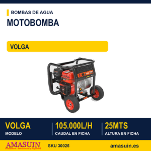MOTOBOMBA 105.000 L/H VOLGA 25 Mts