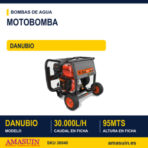 MOTOBOMBA 30.000 L/H DANUBIO 95 Mts