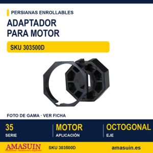ADAPTADOR SERIE 35 EJE 40 OCTOGONAL