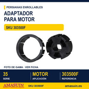 ADAPTADOR SERIE 35 EJE 43 RANURADO