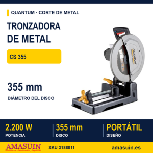 Tronzadora de metal Quantum CS 355