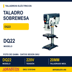 Taladro Sobremesa Optimum 220V DQ22.