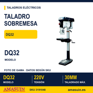 Taladro Sobremesa Optimum DQ32 220V.