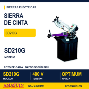 Sierra Cinta SD210G 400V.