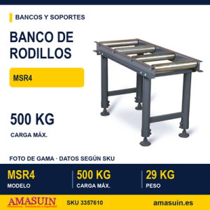 Banco Trabajo Rodillos MSR4.