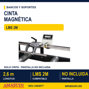 Cinta Magnética 2.6m para Sistemas de Medición LMS 2M.