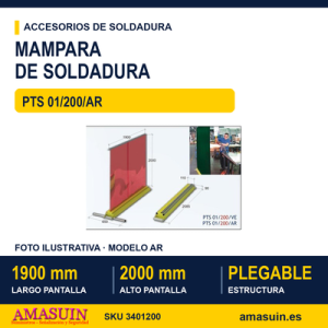 Mampara Protección Soldadura PTS 01/200/AR.