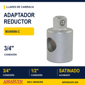 Adaptador reductor 3/4" a 1/2" M340086-C