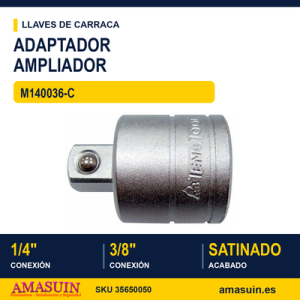 Adaptador ampliador 1/4" a 3/8" M140036-C
