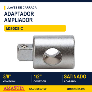 Adaptador ampliador 3/8" a 1/2" M380036-C