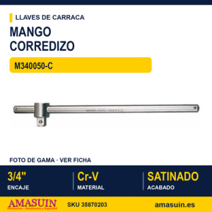Mango corredizo 3/4" M340050-C