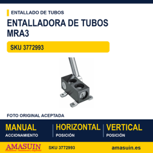 Entalladora Tubos MRA3.