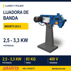 Lijadora Banda MBSM75-203-2.