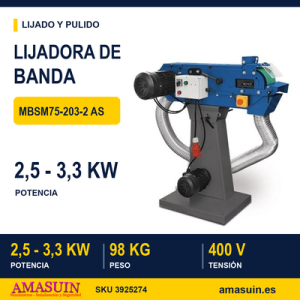 Lijadora Banda MBSM75-203-2 AS.