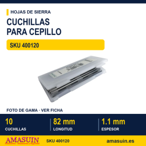CUCHILLAS CEPILLO EST.10 UNID 82.0