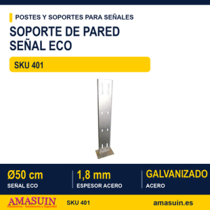 Soporte de Pared para Señal ECO (Circular y Octógono)