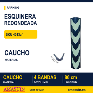 Esquinera Redondeada Fotoluminiscente Parking