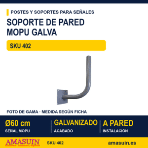 Soporte de Pared para MOPU Galva