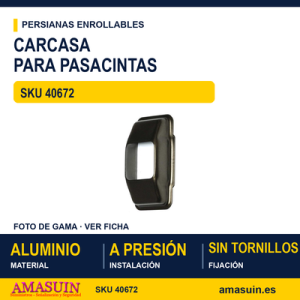 Carcasa embellecedora para polea pasacintas - BLISTER CARCASA 49672 BRONCE