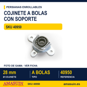 Cojinete a bolas - BLISTER SOPORTE 9500 + COJINETE 9510 A BOLAS 2U