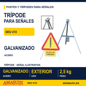 Trípode Galvanizado.