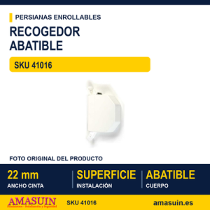 Recogedor abatible ancho - BLISTER RECOGEDOR ABATIBLE ANCHO 1016 BLANCO